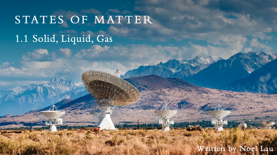 1.1 States of Matter