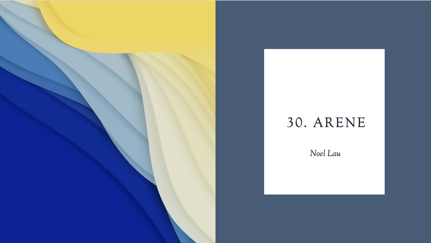 30.0 Arenes