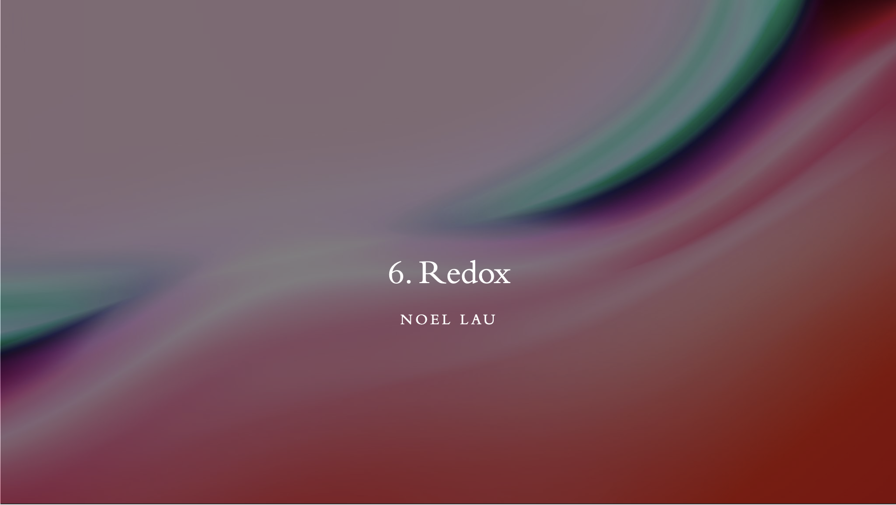 6.0 Redox